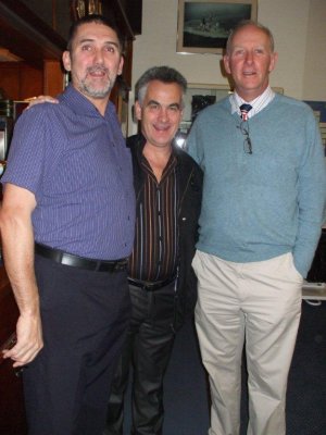 Pete Hill (1975 - 2009), Andy Astley (1972 - 1998) and Pete White (1975 - 2009)